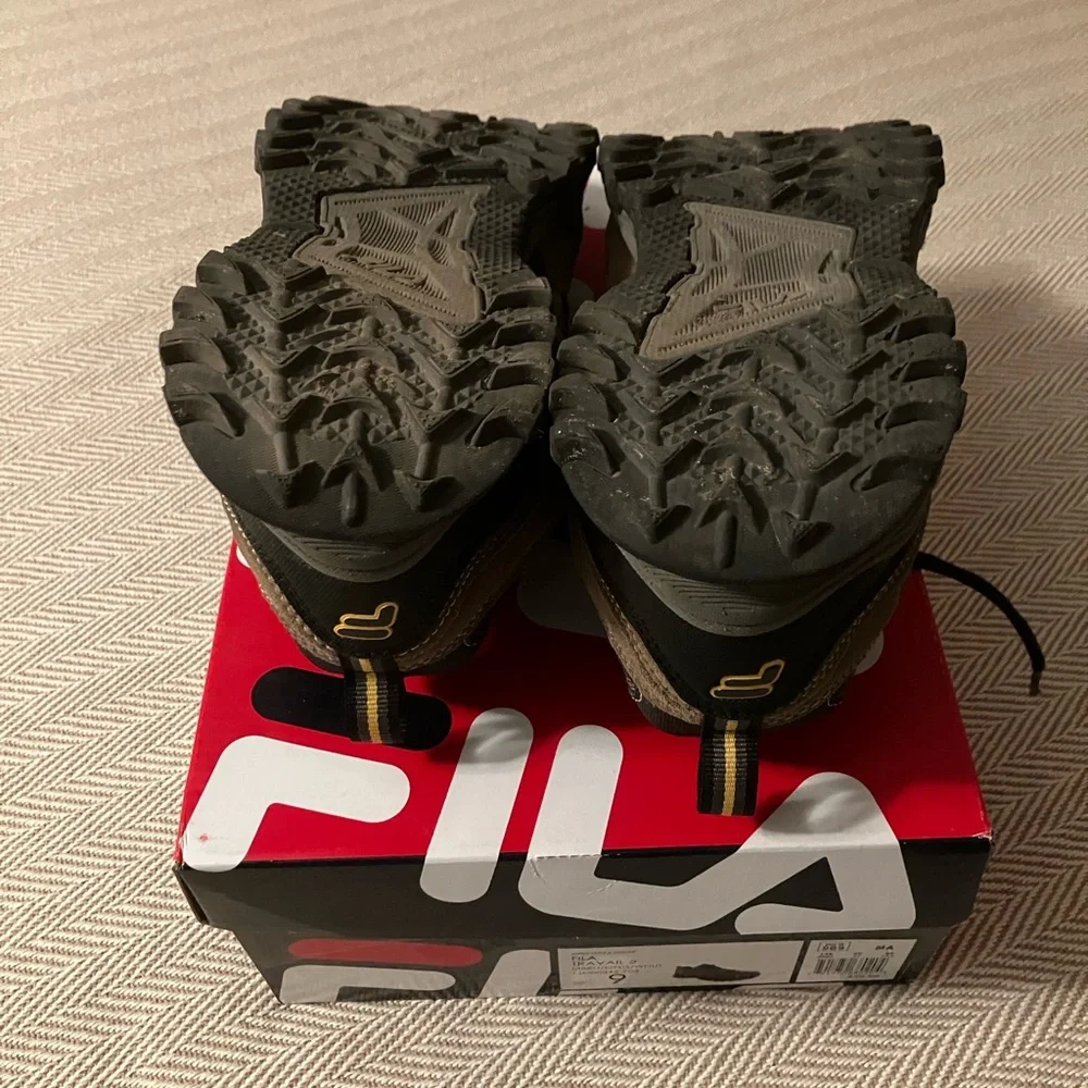Fila Mens Travail 2 Brown trail running shoes - Picture 7 of 9